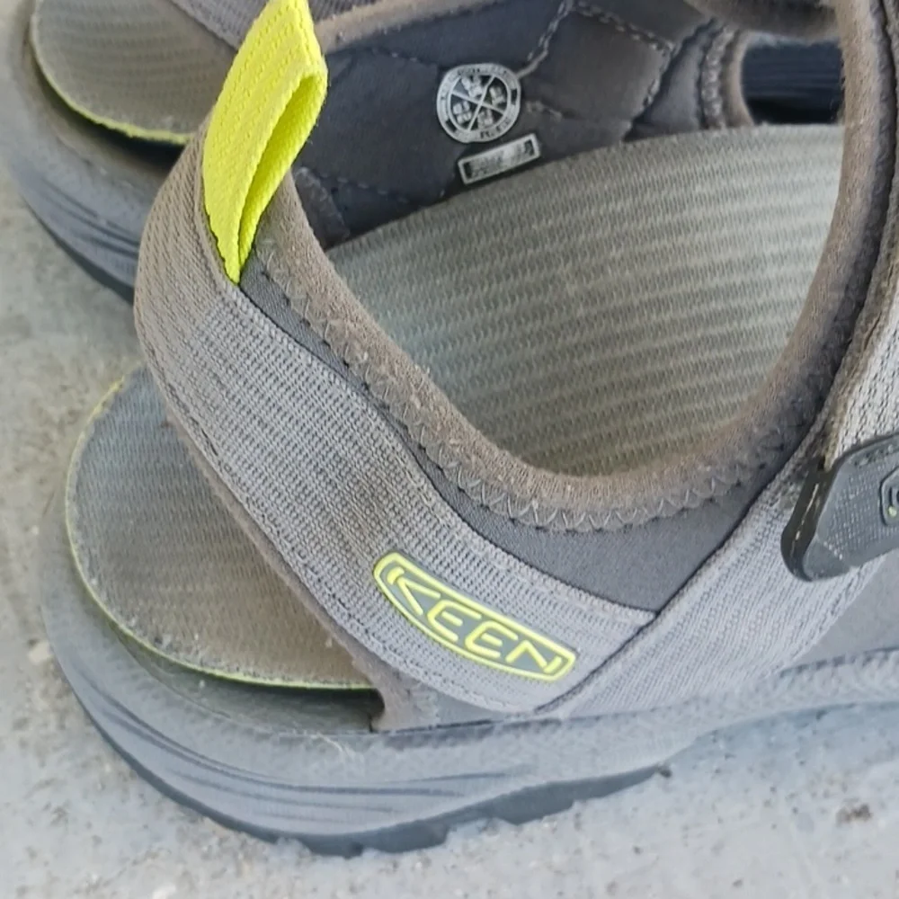 KEEN Gray Sport Sandals with Adjustable Straps